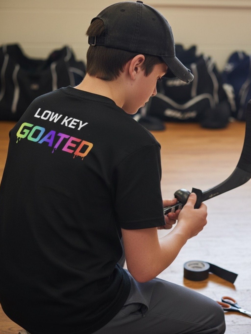 LOW KEY GOATED TEE